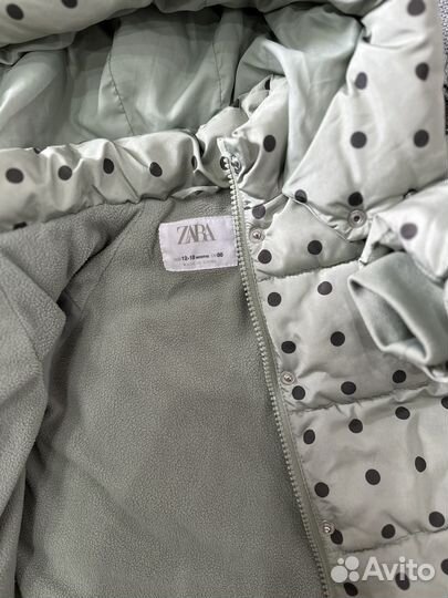 Куртка для девочки zara 80 86
