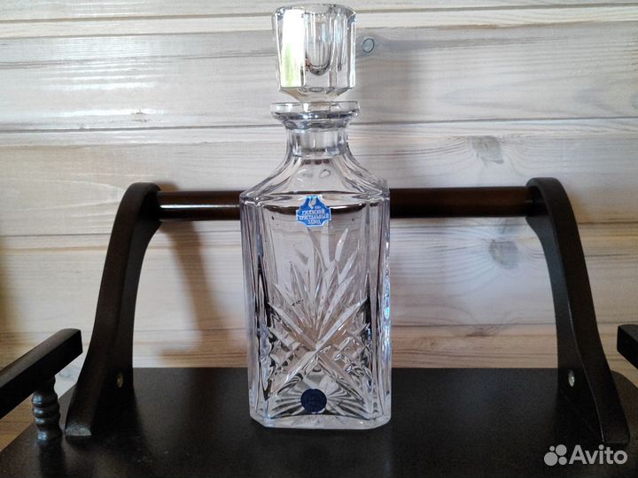 Графин штоф 0.75 л хрусталь Гусевской завод СССР
