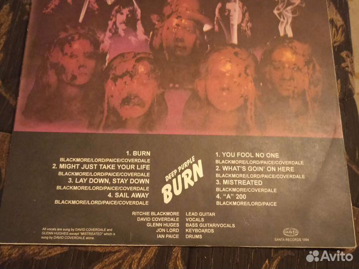 Виниловые пластинки рок зарубежный