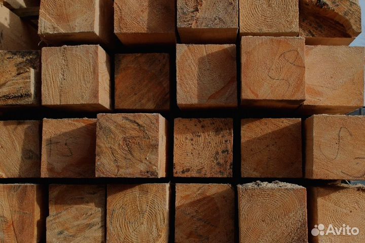 Строительный Брус из сосны