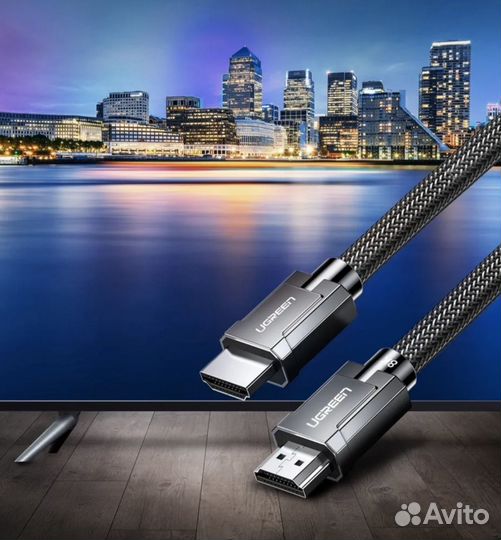 Hdmi 2.1 кабель ugreen 8K новый 2М