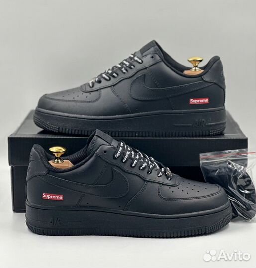 Nike Air Force 1 Low & Supreme Black