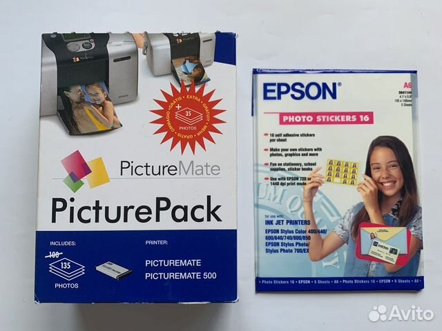 Фотобумага и фотостикеры epson