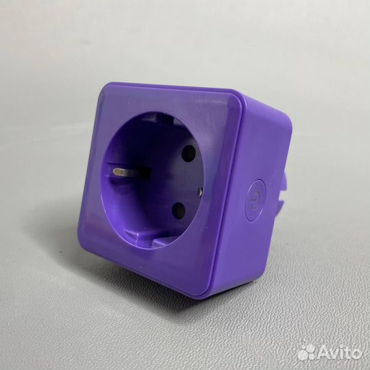 Умная розетка Яндекс с Алисой (yndx-0007), фиолето