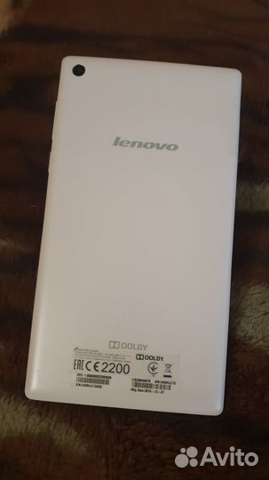 Планшет Lenovo IdeaTab 2 A7-30DC 3G 8GB Белый