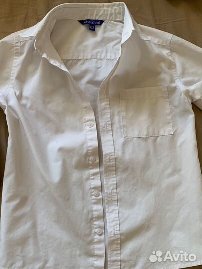 Рубашка белая 122см