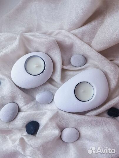 Подсвечники из гипса для Вашего интерьера