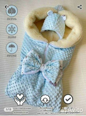 Новый конверт-одеяло на выписку