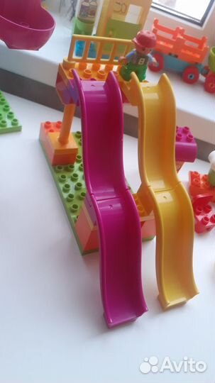 Lego Duplo большой парк аттракционов