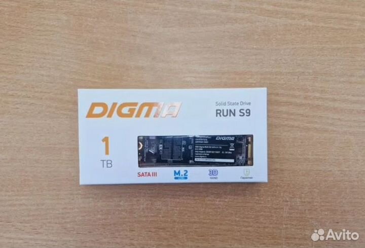 SSD накопитель Digma Run S9 1tb