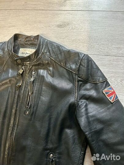 Крутая кожаная куртка