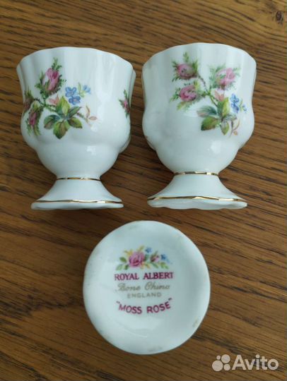 Три кокотницы Royal Albert, подставки для яиц