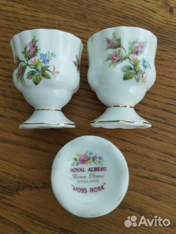 Три кокотницы Royal Albert, подставки для яиц