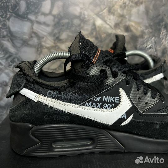 OFF-white x nike AIR MAX 90 black THE TEN