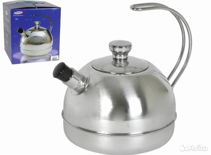 Чайник Ашинский со свистком из нерж. 3 литраАша