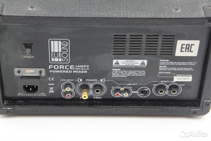 Микшерный пульт eurosound force-14MP3