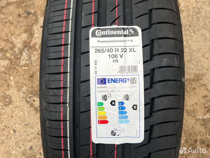 Continental PremiumContact 6 265/40 R22