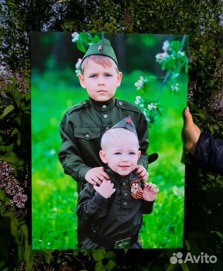 Печать фото на холсте