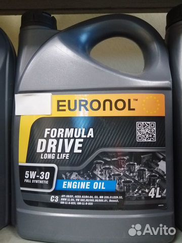 Масло моторн. euronol drive formula LL 5w-30 С3 4л
