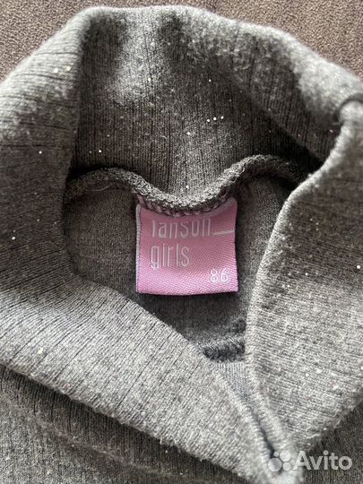 Водолазка для девочки 86