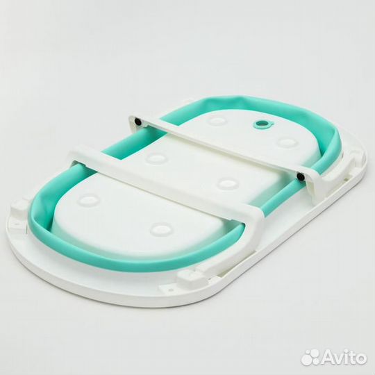 Ванночка детская складная, цвет зеленый