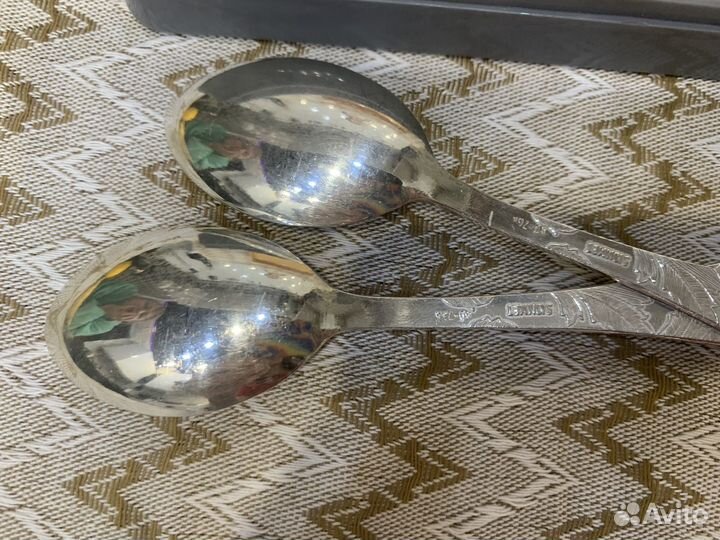 Чайные ложки мельхиор