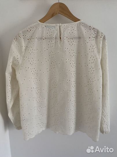 Блуза рубашка хлопок шитье Нидерланды р.S