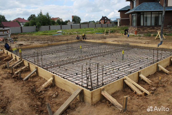 Фундамент. Фундамент под ключ. Заливка фундамента