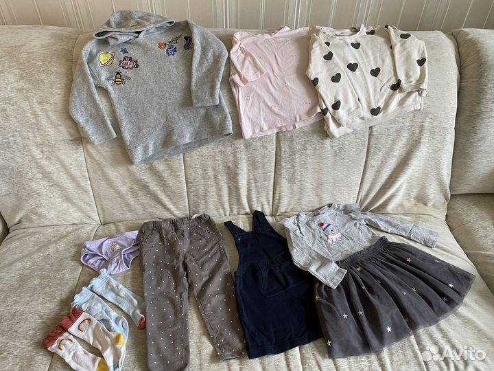 Пакет одежды для девочки 86-92