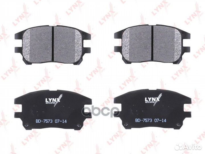 Колодки тормозные дисковые перед BD7573 LYN