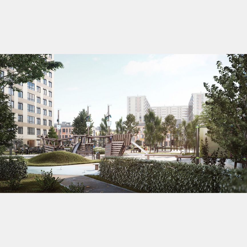 2-к. квартира, 57,1 м², 5/15 эт.