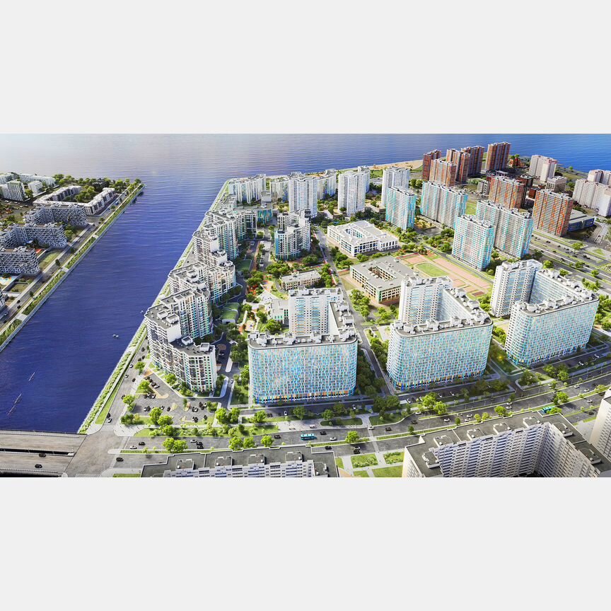 2-к. квартира, 66 м², 2/20 эт.