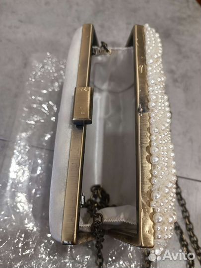 Клатч женский белый