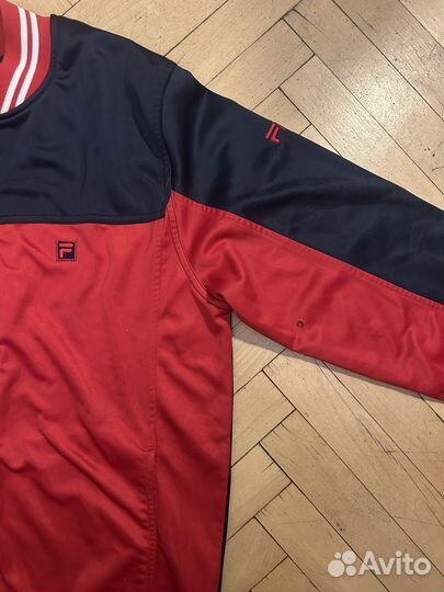Винтажная олимпийка бомбер fila