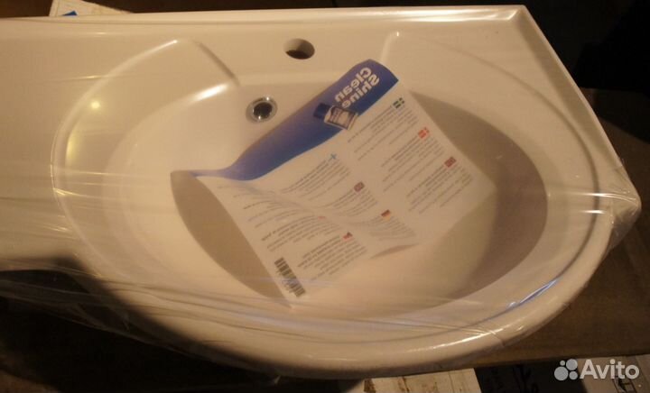 Столешница-умывальник из камня Marmite 75см