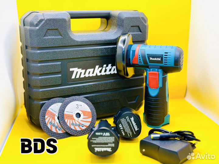 Болгарка ушм мини makita 18v