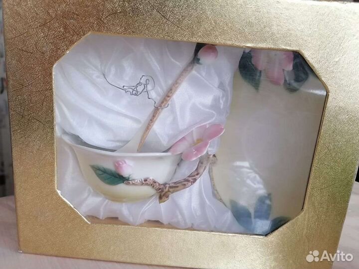 Чайная пара с ложкой