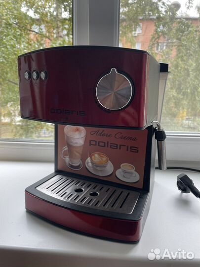 Кофеварка рожковая polaris