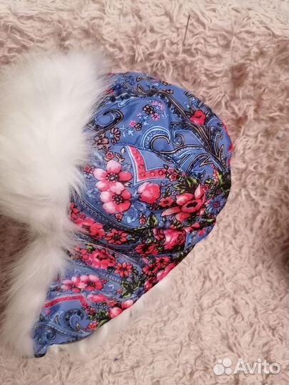 Шапка ушанка женская