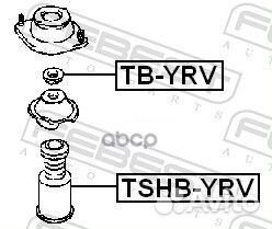 Пыльник амортизатора tshb-YRV tshbyrv Febest