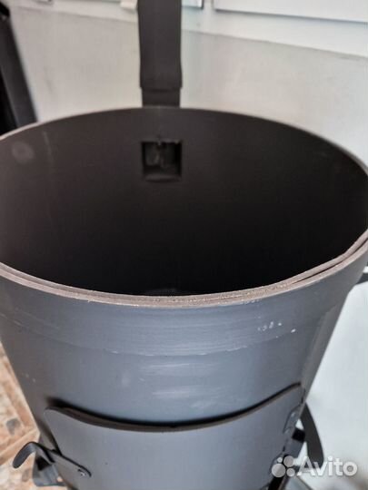 Печь под казан с трубой и зольником 2+3мм, 3+3мм