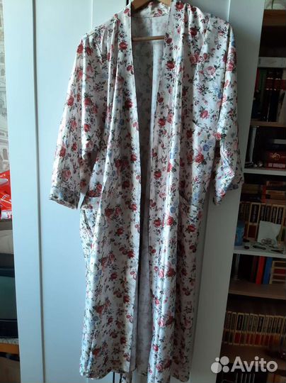 Халат женский шелковый