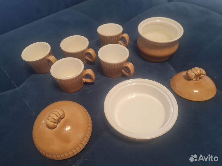 Кофейный сервиз зик Конаковский фаянсовый завод