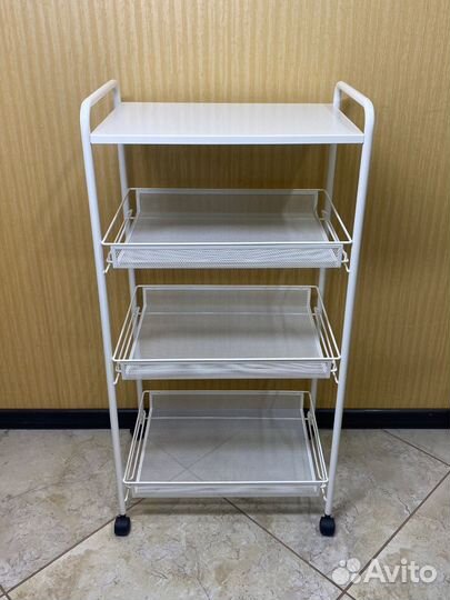 Этажерка на колесиках / тележка косметологическая