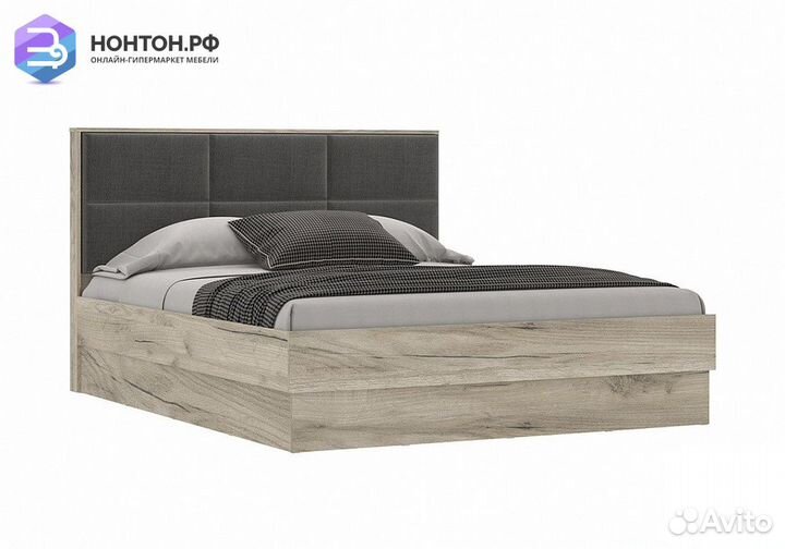 Кровать Венеция дуб серый крафт