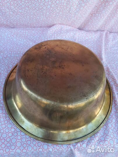 Таз медно-латунный