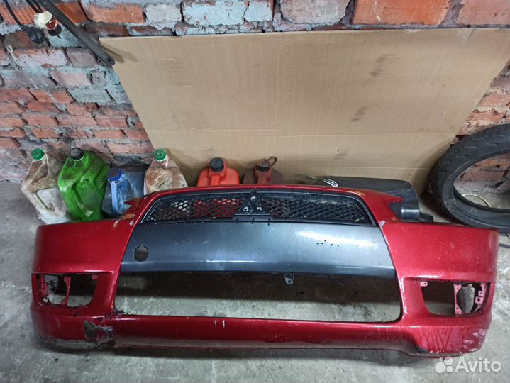 Бампер lancer 10