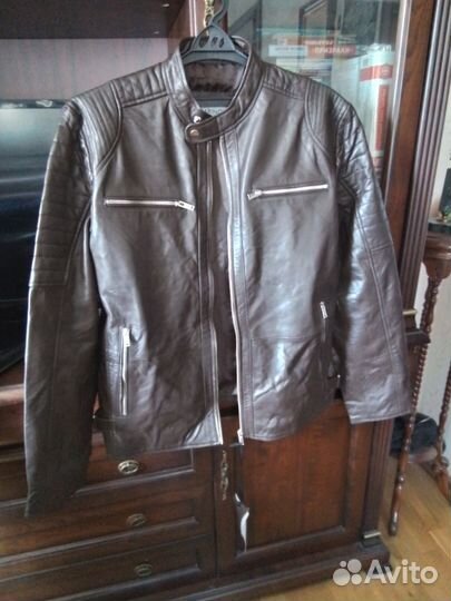 Кожаная куртка мужская 54 -56р. Нат. кожа,новая