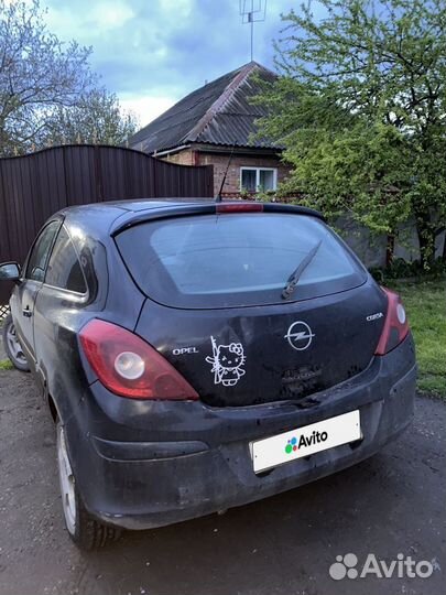 Opel Corsa 1.0 МТ, 2007, битый, 238 000 км