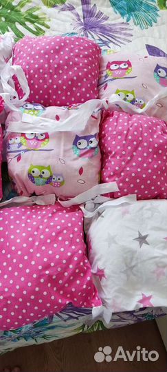 Бортики на детскую кроватку